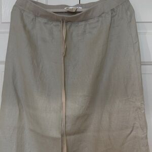 Max Studio Light Tan A-Line Skirt